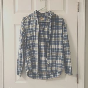 Blue & White Button Down / Flannel